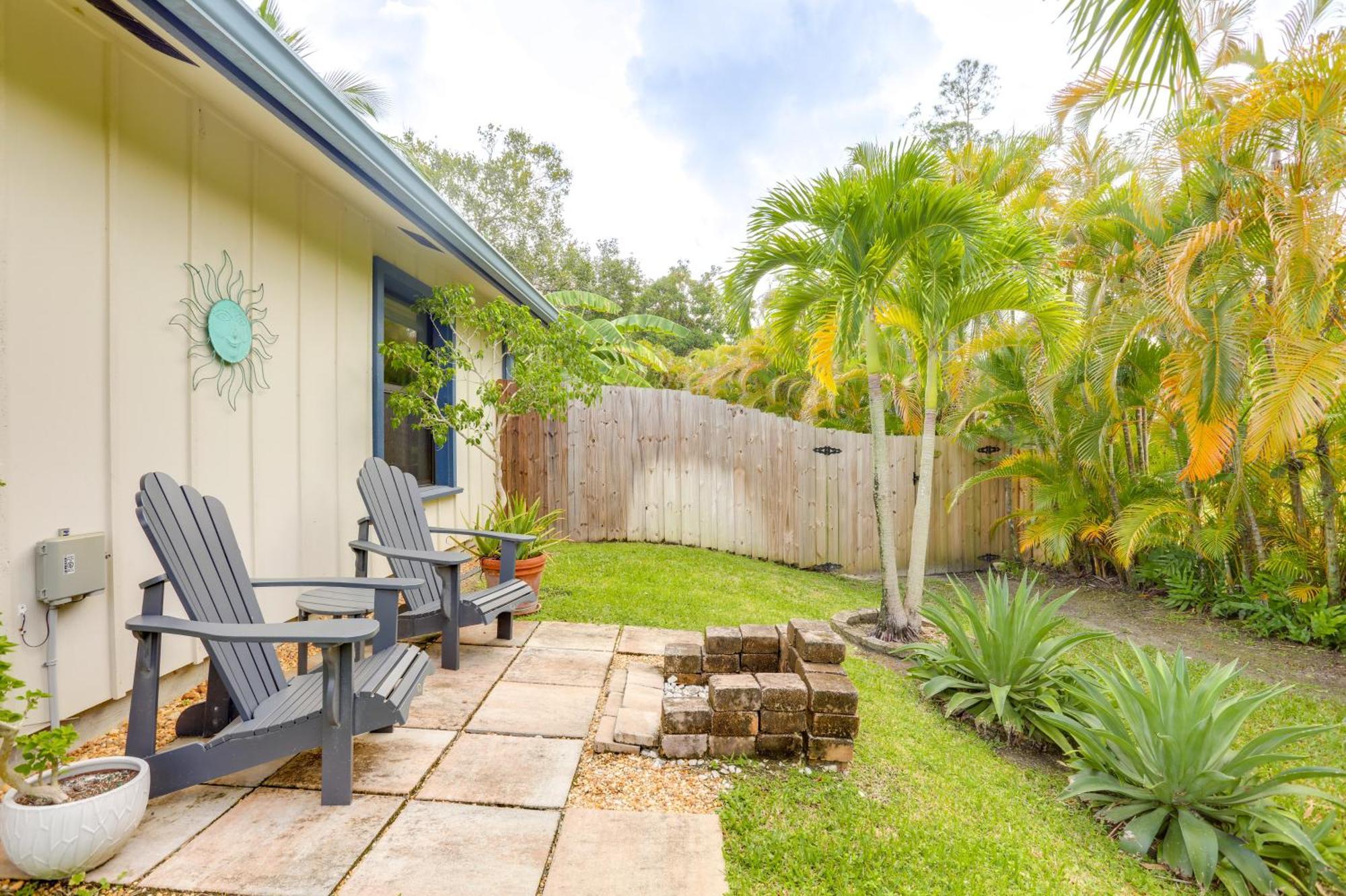 Jupiter Cottage With Patio, Gas Grill And Fire Pit! 외부 사진